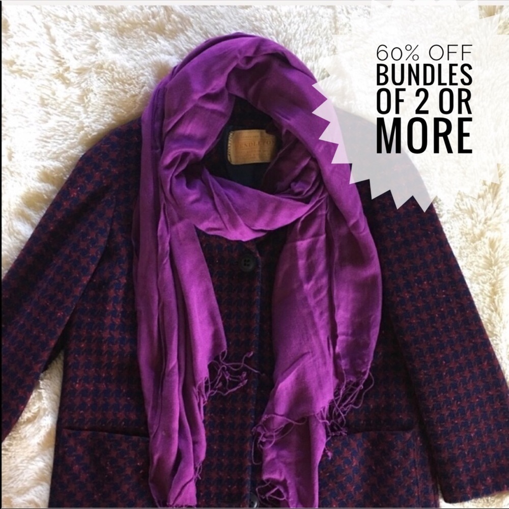 👌 Pendleton •vintage maroon+navy houndstooth coat